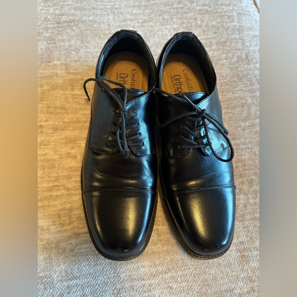Croft&Barrow Men's Black Oxford Shoes Size 8 Good condition